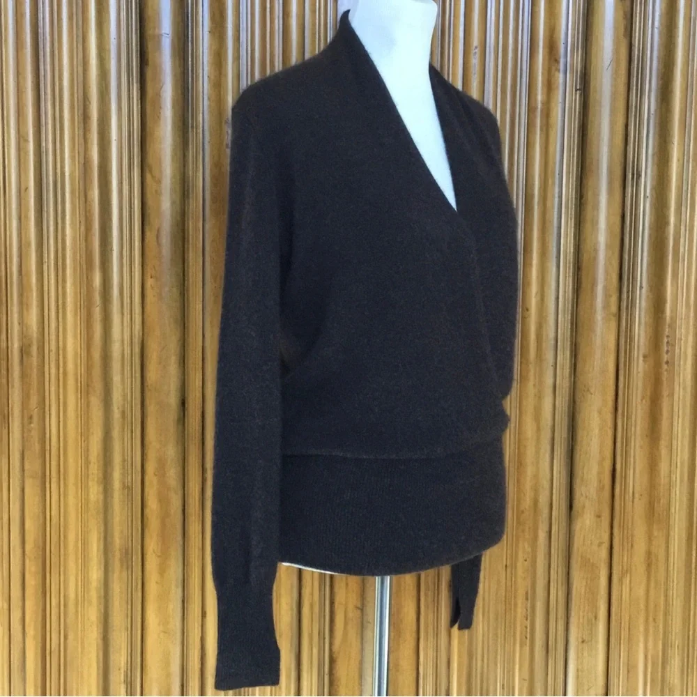 Brochu Walker Phinneas Wrap Cashmere Sweater - Picture 3 of 16